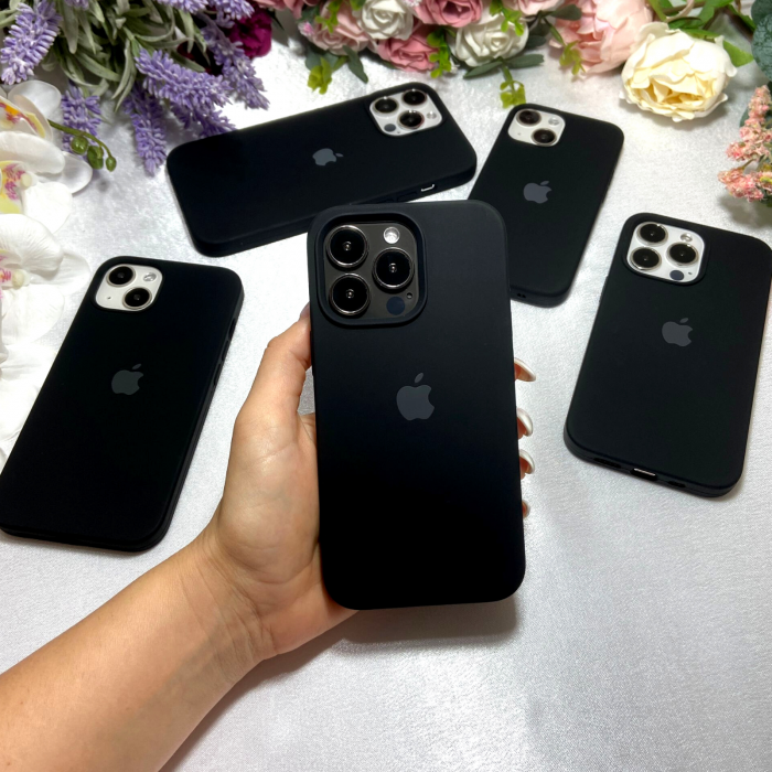 Husa din Silicon pentru iPhone 14 Plus, Neagra [4]