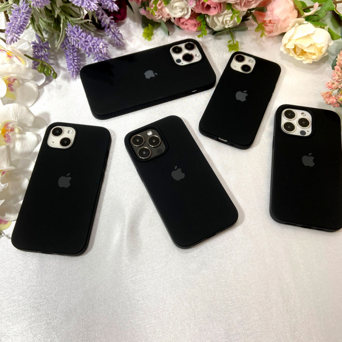 Husa pentru iPhone 16 Pro Max din Silicon, Neagra [7]
