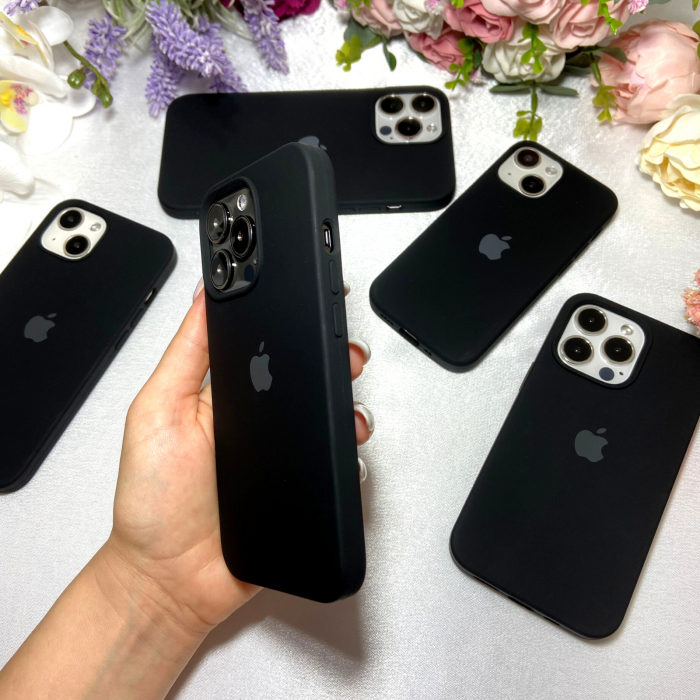 Husa din Silicon pentru iPhone 14 Plus, Neagra [5]