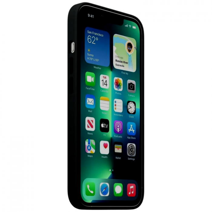 Husa din Silicon pentru iPhone 14 Plus, Neagra [3]