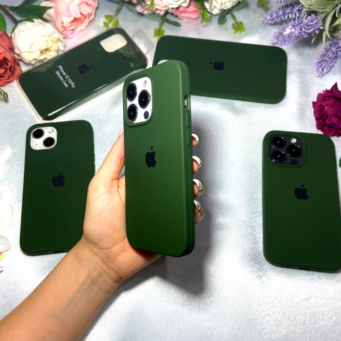 Husa din Silicon pentru iPhone 14 Plus, Verde [2]