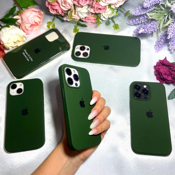 Husa din Silicon pentru iPhone 14 Plus, Verde [3]