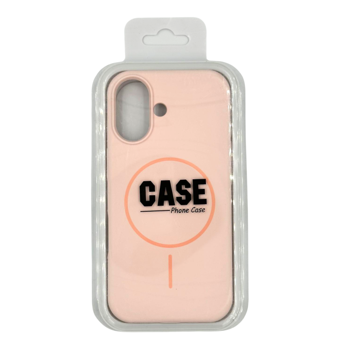 Husa iPhone 17 din Silicon cu Microfibra la Interior si MagSafe, Pink [6]