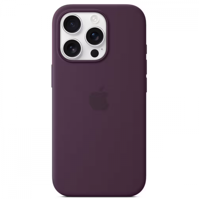 Husa iPhone 16 Pro Max, MagSafe Silicon, Plum [1]
