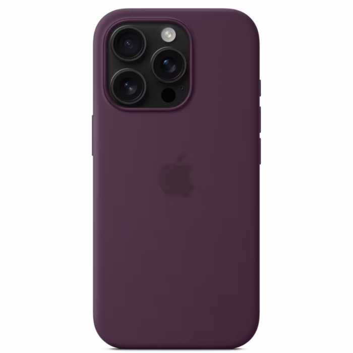 Husa iPhone 16 Pro Max, MagSafe Silicon, Plum [2]
