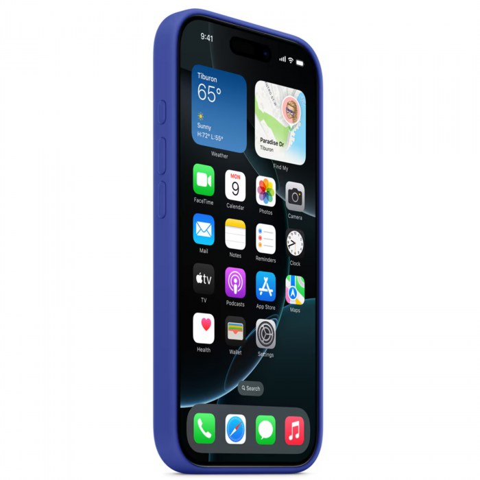 Husa iPhone 16 Pro, MagSafe Silicon, Ultramarine [3]