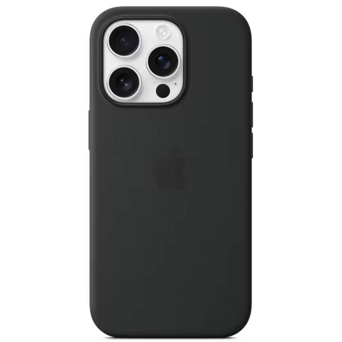 Husa iPhone 16 Pro, MagSafe Silicon, Black [1]