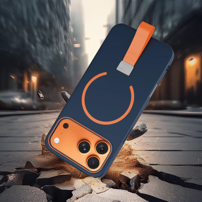 Husa iPhone 17 Pro Max, Loop Thin MagSafe, Blue-Orange [6]