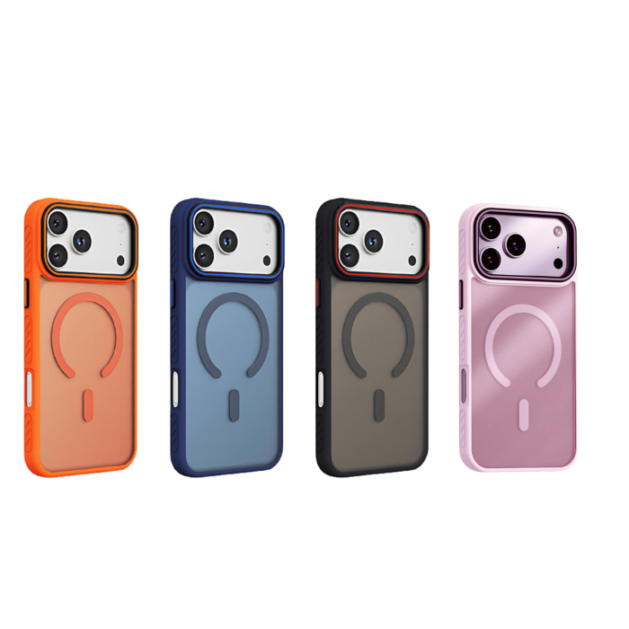 Husa iPhone 17 Pro, ShockProof, Frosted Mate, Non-Slip, Black [7]