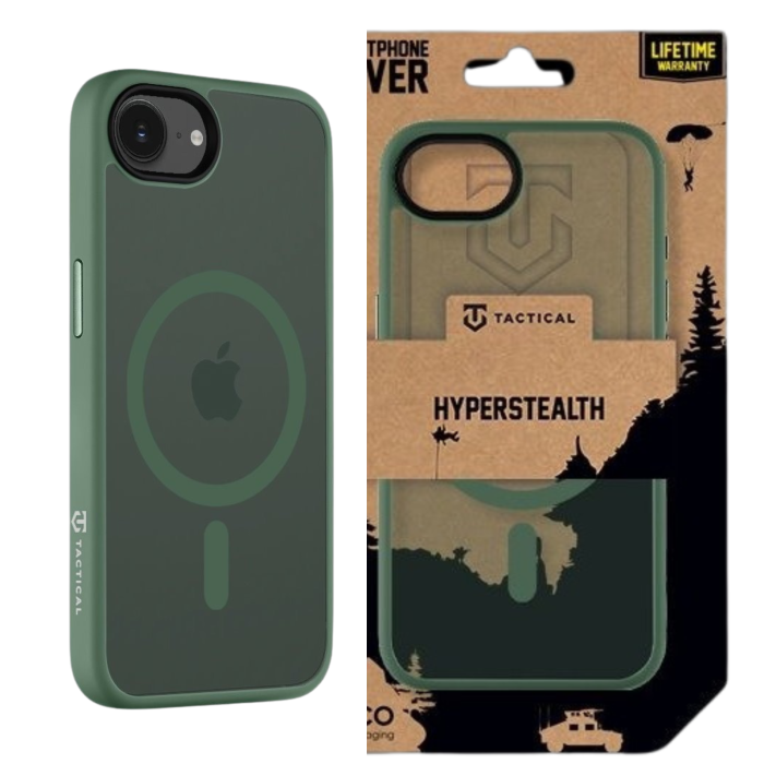 Husa iPhone 16E/ 17E, Tactical MagForce Hyperstealth, Forest Green [3]