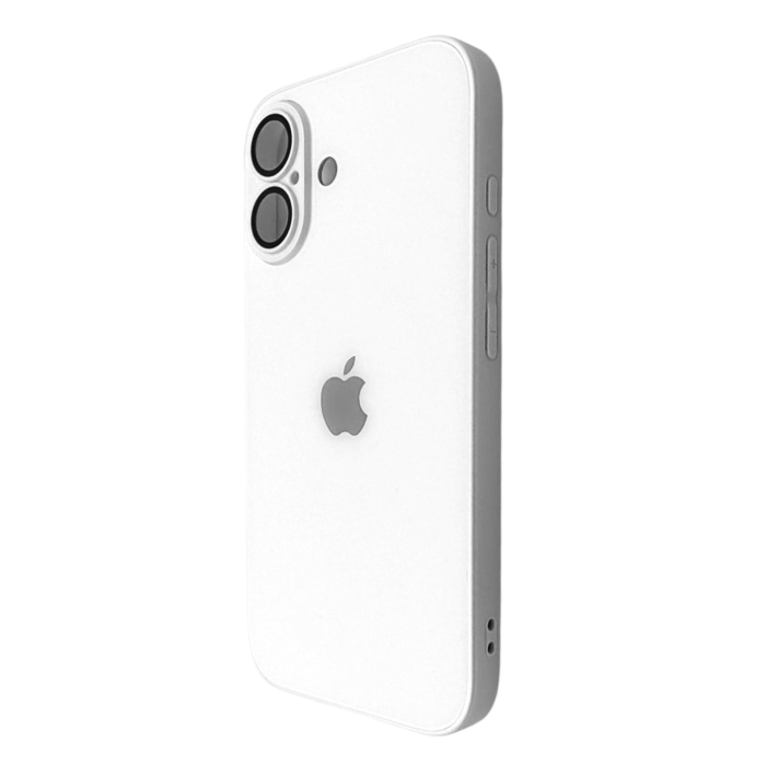 Husa iPhone 17, AG Glass MagSafe, Sticla si Silicon cu Protectie Lentile Camera, Alb Perlat - Mat [3]