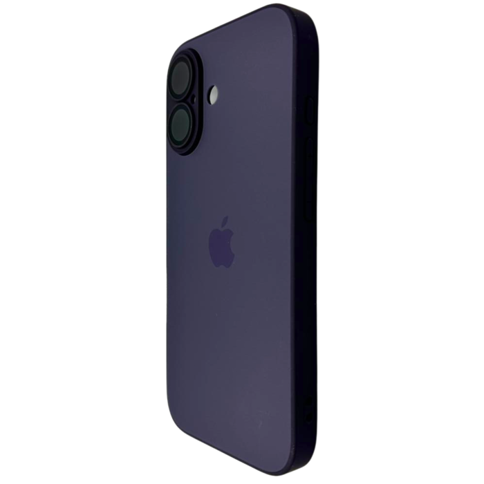 Husa iPhone 17, AG Glass MagSafe, Sticla si Silicon cu Protectie Lentile Camera, Deep Purple - Mat [3]