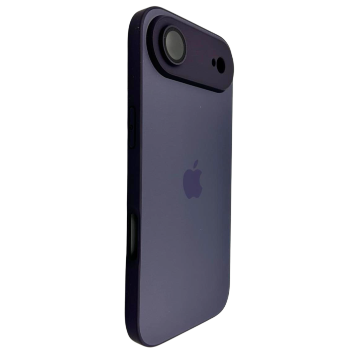 Husa iPhone 17 Air, AG Glass MagSafe, Sticla si Silicon cu Protectie Lentile Camera, Deep Purple - Mat [2]