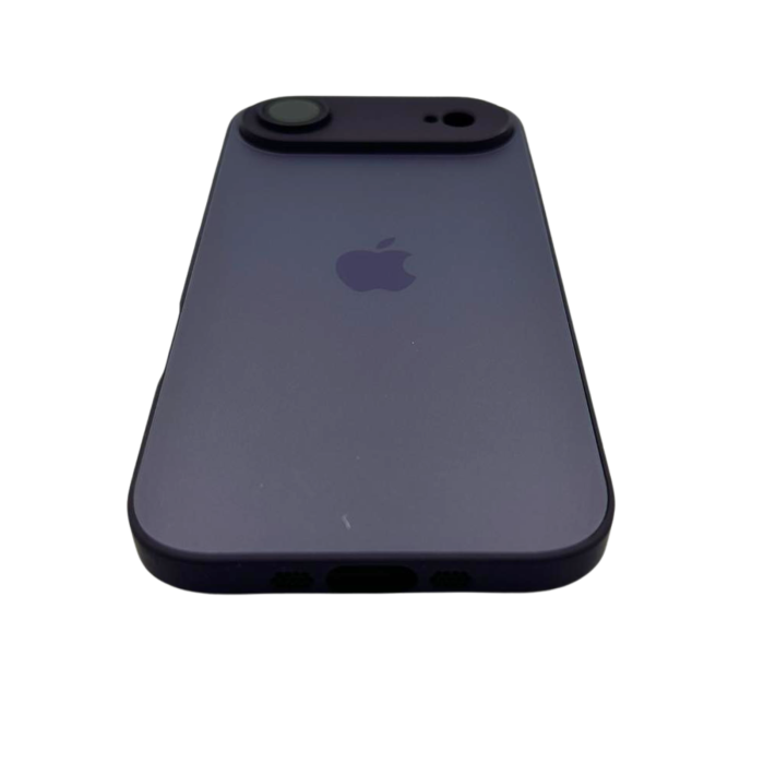 Husa iPhone 17 Air, AG Glass MagSafe, Sticla si Silicon cu Protectie Lentile Camera, Deep Purple - Mat [4]