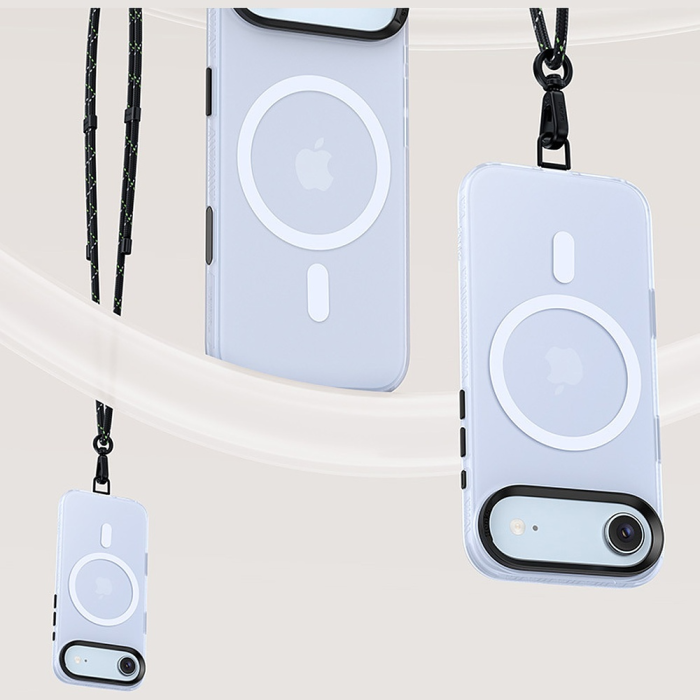 Husa iPhone 17 Air, Benks MagSafe, Camera Control, Lucid Armor Anti-Fingerprint Blue [5]