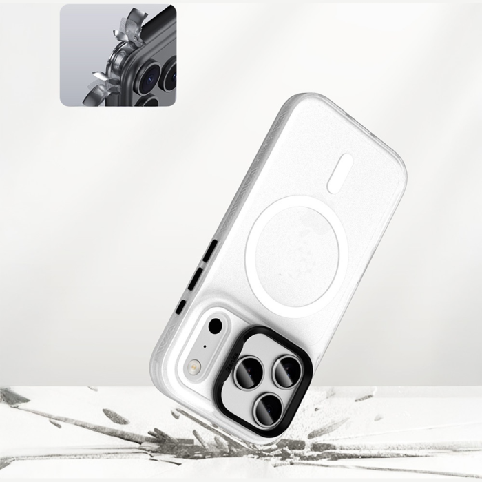 Husa iPhone 17 Air, Benks MagSafe, Camera Control, Lucid Armor Anti-Fingerprint, White [3]