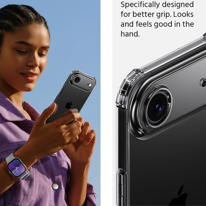 Husa iPhone 17 Air, Bumper Anti-Shock Transparenta Full Protection [3]