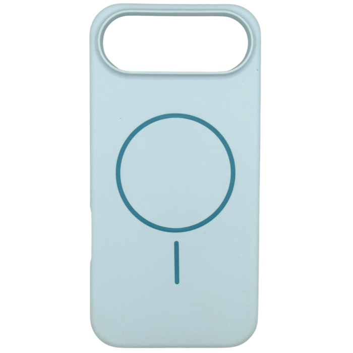 Husa iPhone 17 Air din Silicon cu Microfibra la Interior si MagSafe, Baby Blue [2]