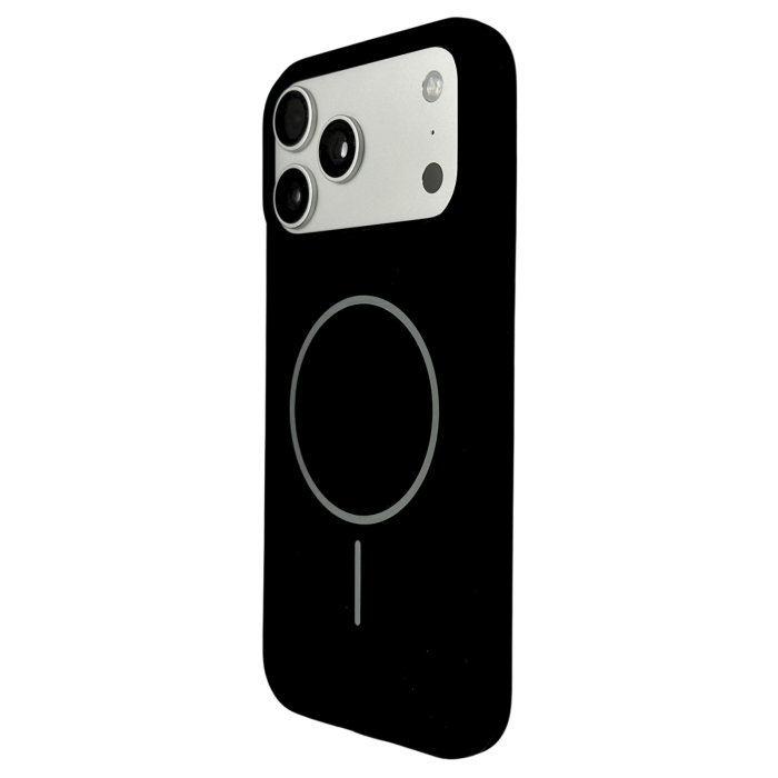 Husa iPhone 17 Air din Silicon cu Microfibra la Interior si MagSafe, Black [6]