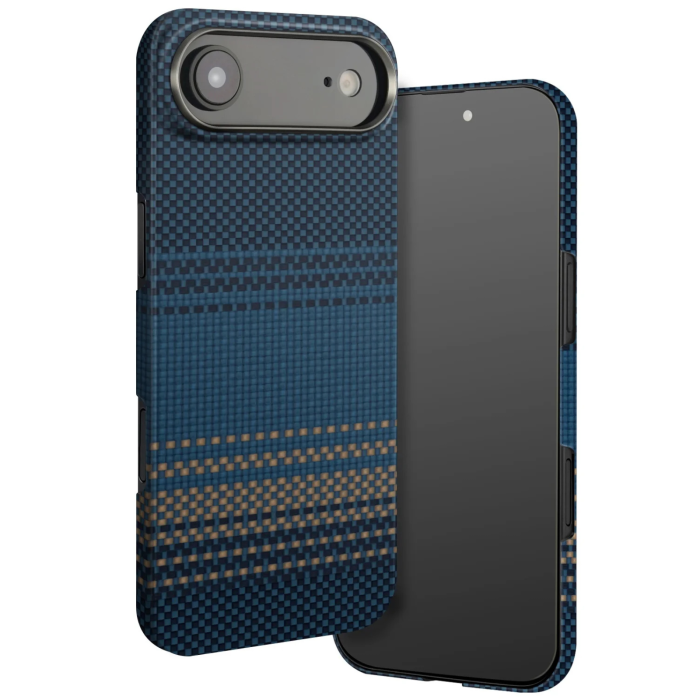 Husa iPhone 17 Air, Kevlar Aramid Fiber with MagSafe, Blue Moonrise [6]