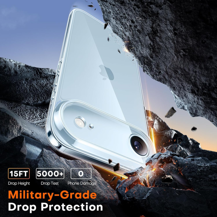 Husa iPhone 17 Air, Slim Luxury Transparenta Full Protection [5]