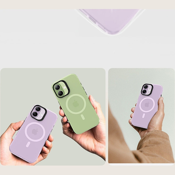 Husa iPhone 17, Benks MagSafe, Camera Control, Lucid Armor Anti-Fingerprint, Purple [4]