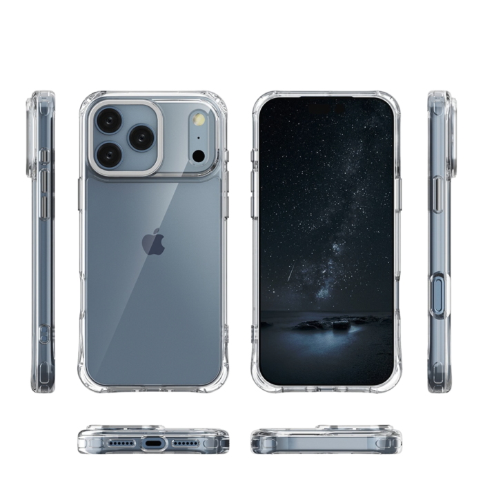 Husa iPhone 17 Pro / 18 Pro, Bumper Anti-Shock Transparenta [5]
