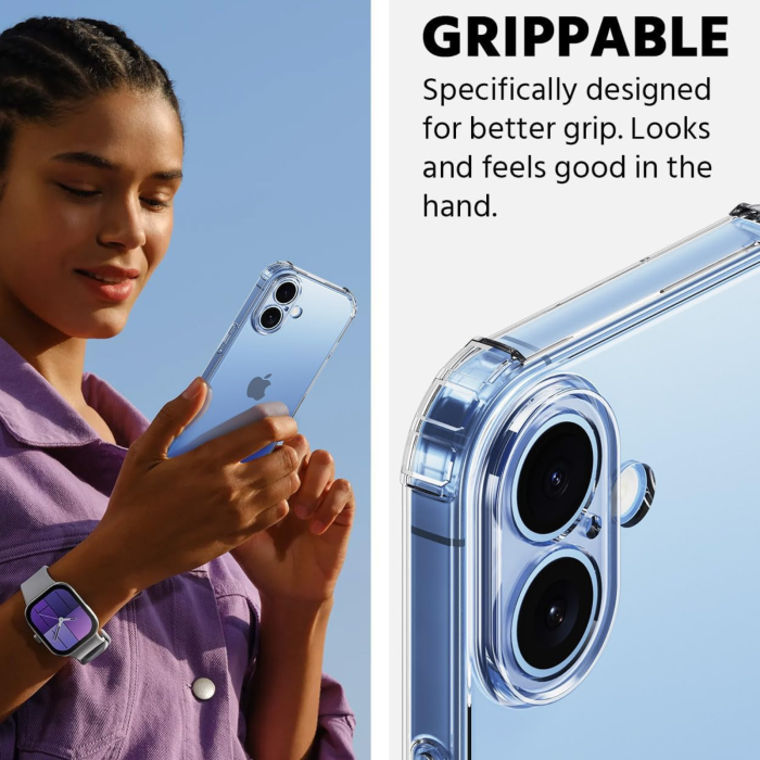 Husa iPhone 17, Bumper Anti-Shock Transparenta Full Protection [2]