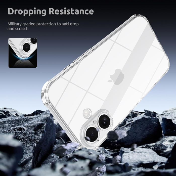 Husa iPhone 17, Bumper Anti-Shock Transparenta Full Protection [6]