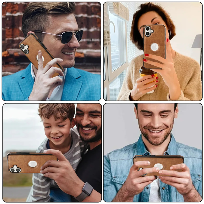 Husa iPhone 17, Business din Piele, Red [7]