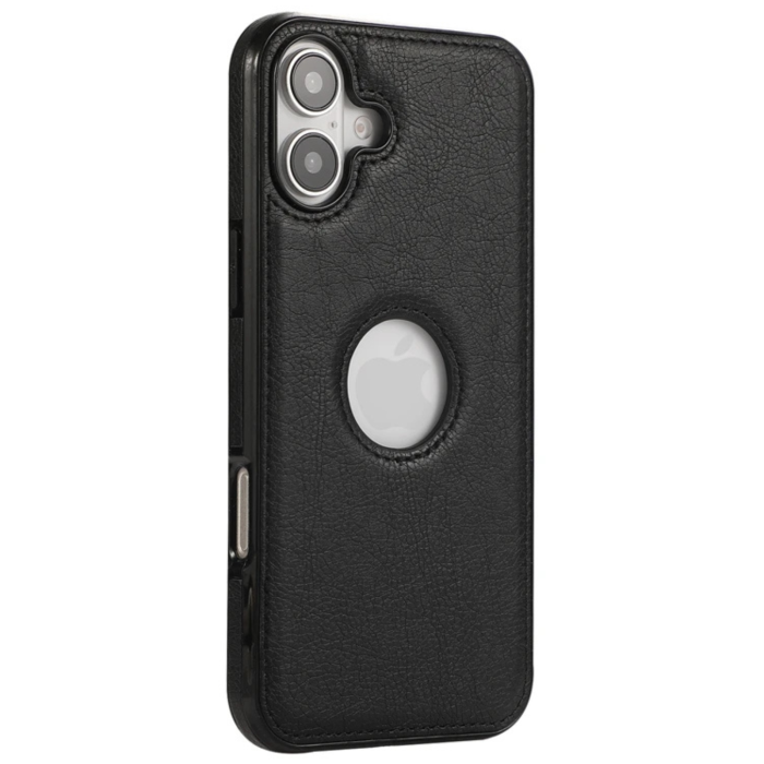Husa iPhone 17, Business din Piele, Black [3]