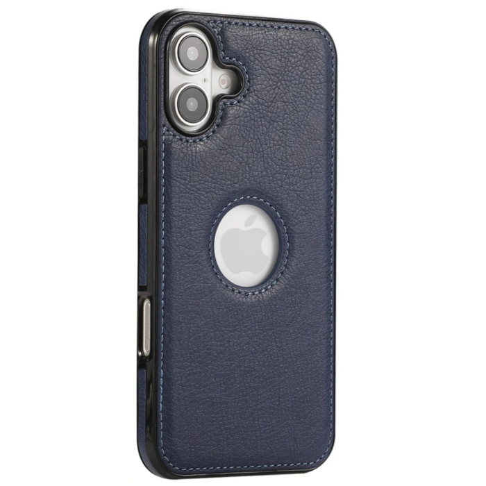 Husa iPhone 17, Business din Piele, Blue [2]