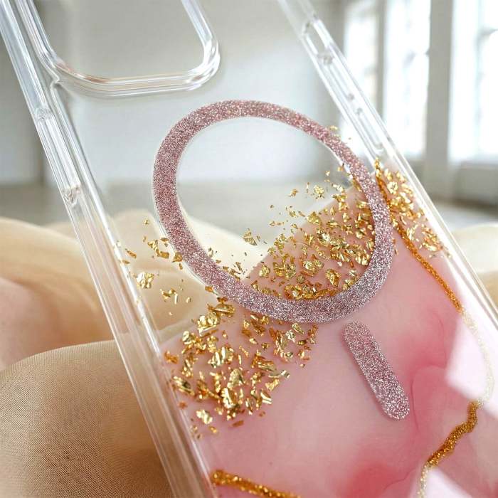 Husa iPhone 17, Epoxy MagSafe, Pink [3]