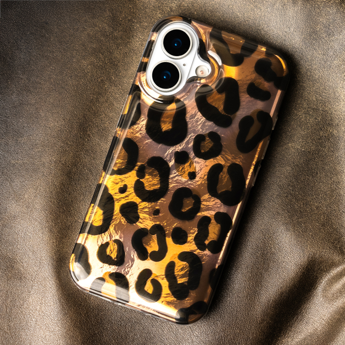 Husa iPhone 17 Pro, Panther Animal Print Silicon [4]