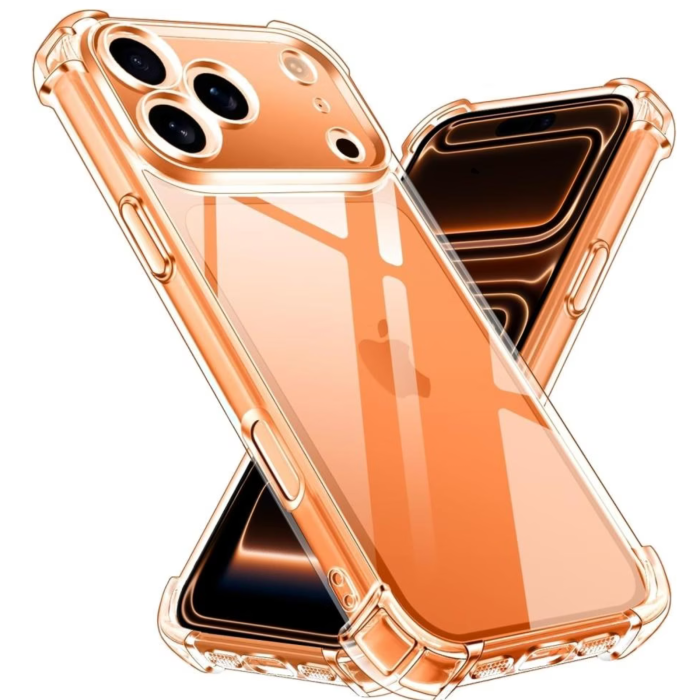 Husa iPhone 17 Pro, Bumper Anti-Shock Transparenta Full Protection [2]