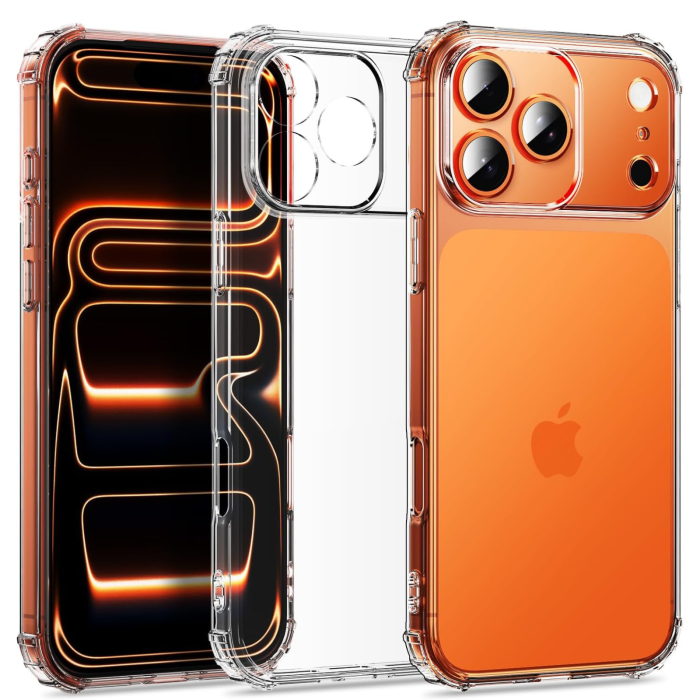 Husa iPhone 17 Pro, Bumper Anti-Shock Transparenta Full Protection [1]