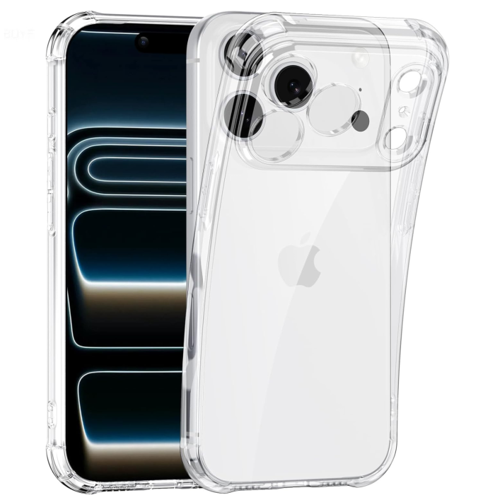 Husa iPhone 17 Pro, Bumper Anti-Shock Transparenta Full Protection [3]