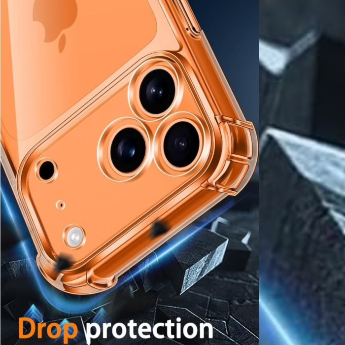 Husa iPhone 17 Pro, Bumper Anti-Shock Transparenta Full Protection [5]