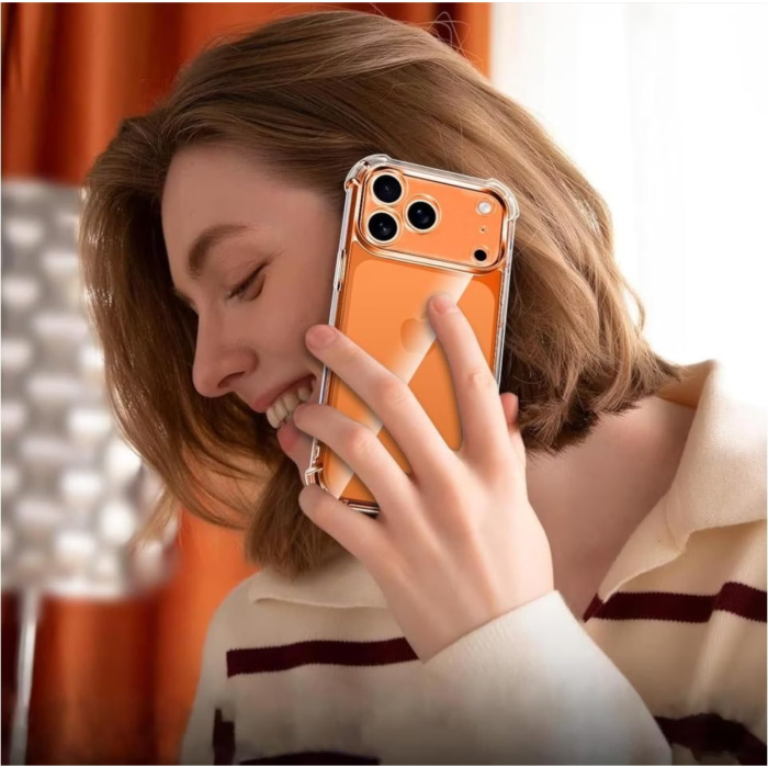 Husa iPhone 17 Pro, Bumper Anti-Shock Transparenta Full Protection [12]