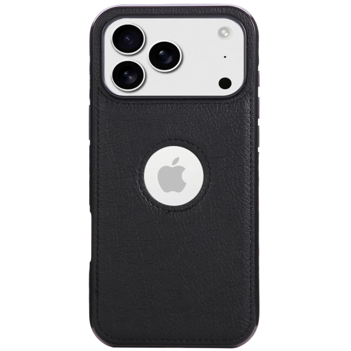 Husa iPhone 17 Pro, Business din Piele, Black [2]