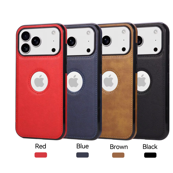 Husa iPhone 17 Pro, Business din Piele, Brown [11]