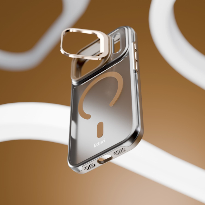 Husa iPhone 17 Pro, Etteri Morning Fog MagSafe, Brown [4]