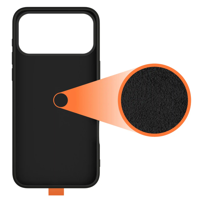 Husa iPhone 17 Pro, Loop Thin MagSafe, Black-Orange [7]