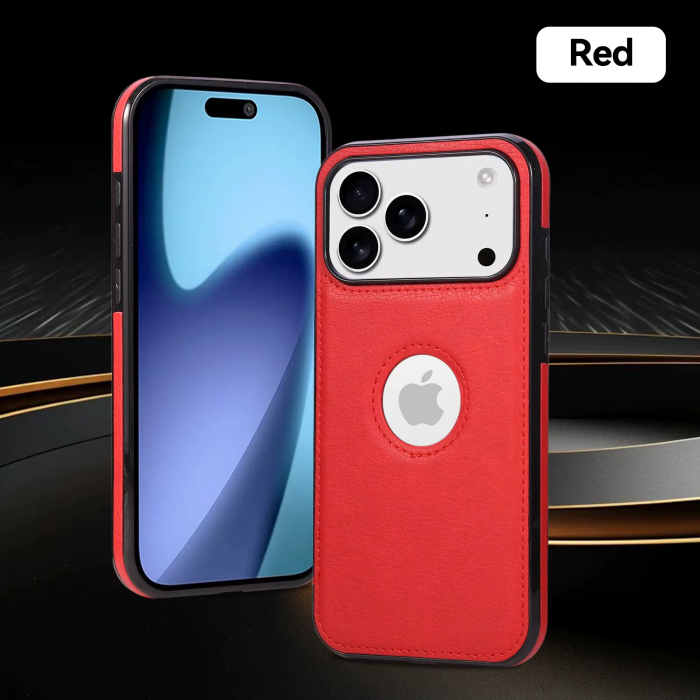 Husa iPhone 16E/ 17E, Business din Piele, Red [6]