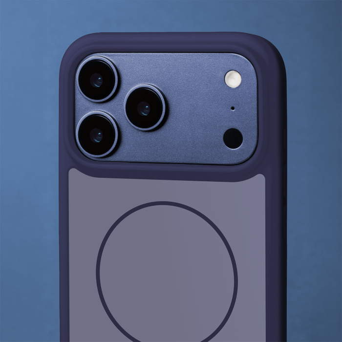 Husa iPhone 17 Pro Max, Frame Thin MagSafe, Deep Blue [4]