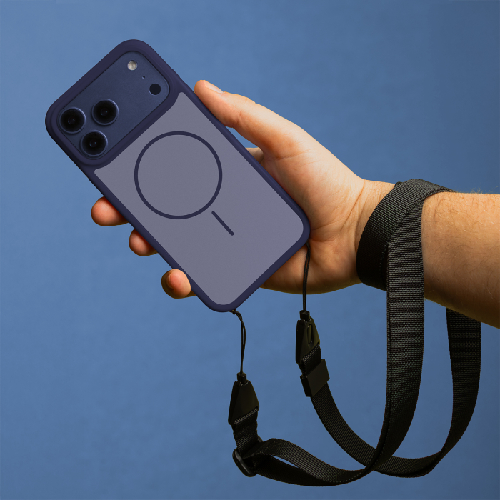 Husa iPhone 17 Pro, Frame Thin MagSafe, Deep Blue [5]