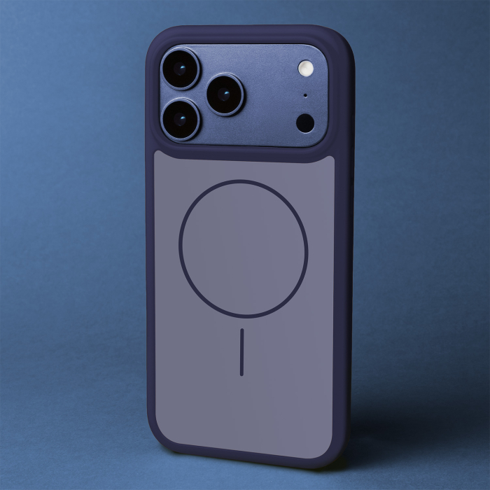 Husa iPhone 17 Pro Max, Frame Thin MagSafe, Deep Blue [3]