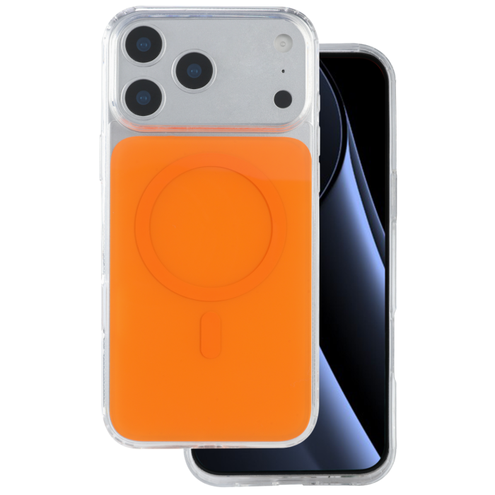 Husa iPhone 17 Pro Max, Lowkey MagSafe, Orange [3]