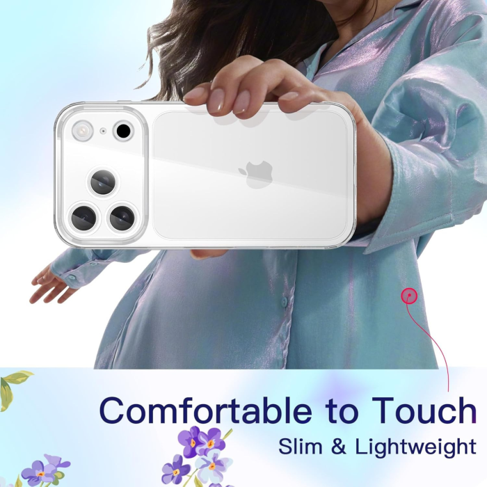 Husa iPhone 17 Pro Max, Slim Luxury Transparenta Full Protection [3]