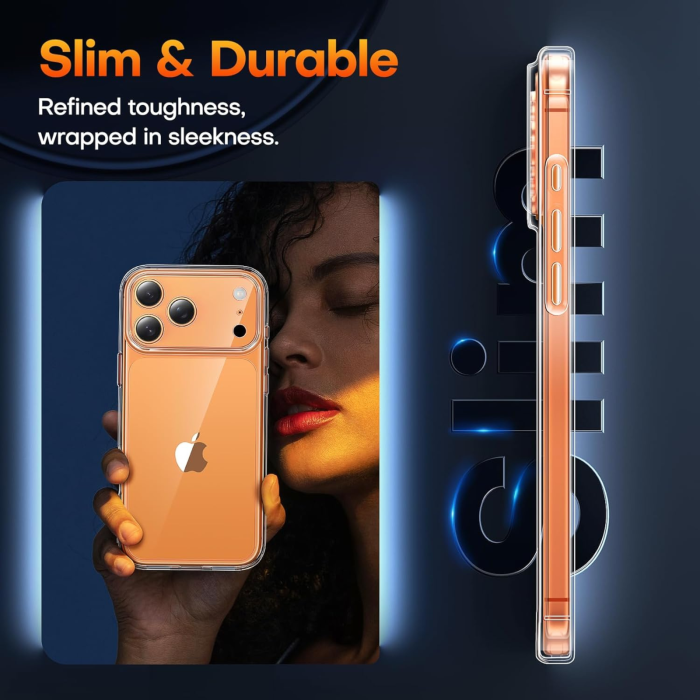 Husa iPhone 17 Pro Max, Slim Luxury Transparenta Full Protection [13]